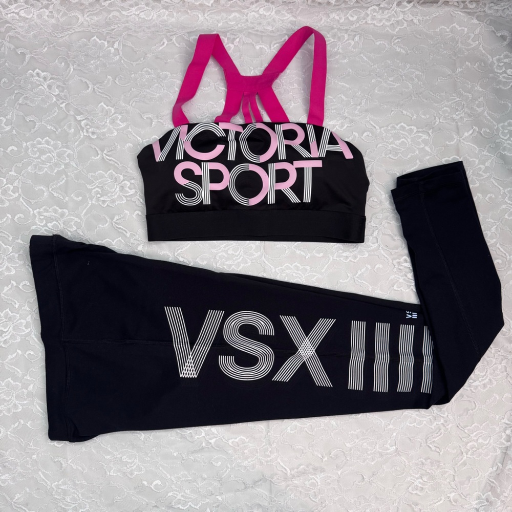 Limited Edition Victoria Sport Size S Sports-bra & Size XS Leggings set.